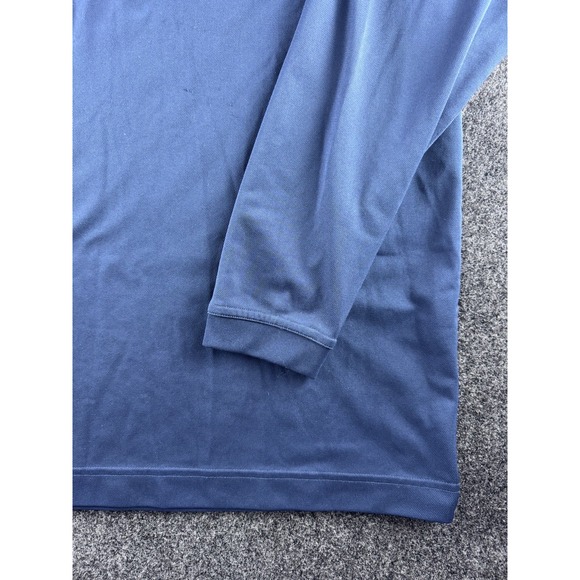 Nike Golf Dri Fit Long Sleeve Mock Neck Shirts XL Blue Black 2 Lot - Picture 11 of 15